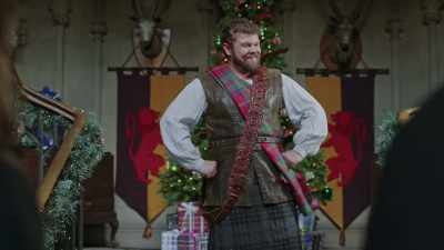 The property dates back
to the 14th century. - A Merry Scottish Christmas