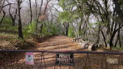 The property itself
is a dirt road with a gate. - Manifesto of a Serial Killer