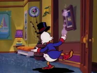 The prophecy says
we'll be cursed if-- - DuckTales