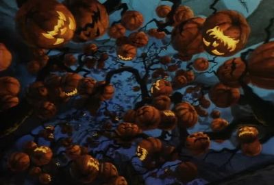 The pumpkins on the tree were not mere pumpkins - The Halloween Tree