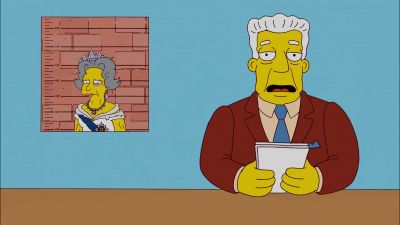 The Queen will be held
without bail - The Simpsons