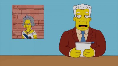 The Queen will be held without bail - The Simpsons