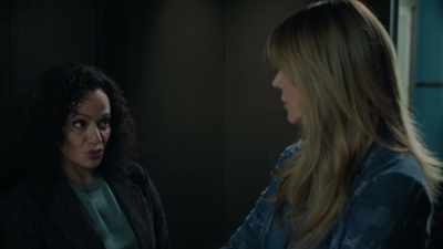 The question is,
did Elaine push Sam so hard - High Potential