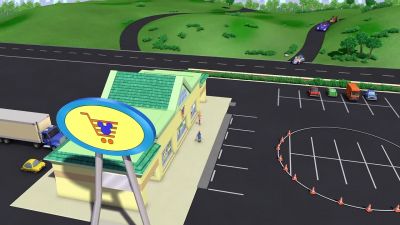 The racers are approaching
the next switcheroo circle. - Mickey and the Roadster Racers