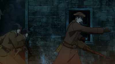 The railway gun! Protect the railway gun! - Saga of Tanya the Evil: The Movie