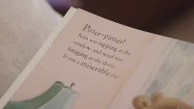 "The rain was
tapping in the windows, - Superhuman: The Invisible Made Visible