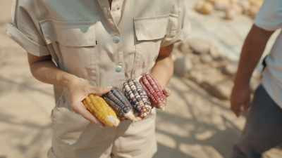 The range of colors
comes from growing crops - Eva Longoria: Searching for Mexico