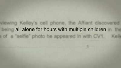 The Ranger had found deleted
texts indicating Kelley had - Outcry