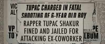 The rapper has been arrested
10 times since 1991. - All Eyez on Me