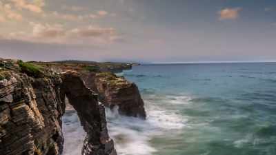 The rate at which the waves
reshape the rock - Blue Planet II