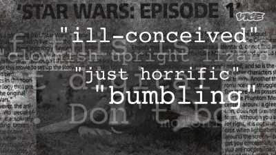 The reaction to Jar Jar, - Icons Unearthed: Star Wars
