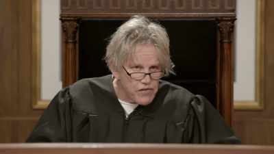The real monkey
that plays Marcel - Gary Busey: Pet Judge