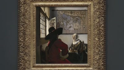 The reality of the scene
confuses us, - Vermeer: The Greatest Exhibition