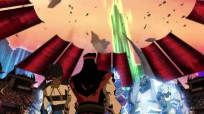 The realms are merging. Hurry. - Mortal Kombat Legends: Battle of the Realms