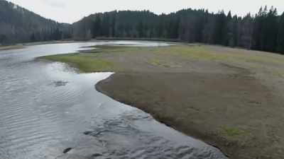 The reason?
Multiple openings in the lake bed - Secrets of the Underground