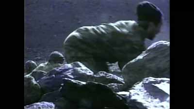 The rebels start pointing their
guns at us, yelling, "Hide!" - The Dawn Wall