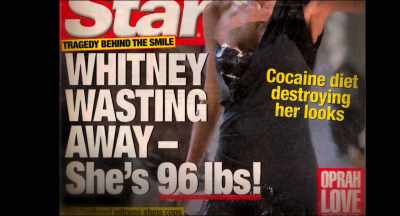 The record company felt she
had to do a sit-down interview - Whitney