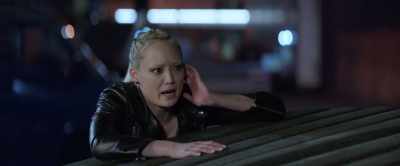 -The red-head threw a dumpster.
-A red-head threw a dumpster at her. - Thunder Force