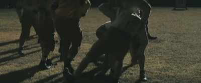 -The referees are clearing the pile.
-Quiet down, everybody. Quiet! - 12 Mighty Orphans
