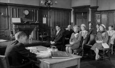 The registrar won't keep you a moment. - A Kind of Loving