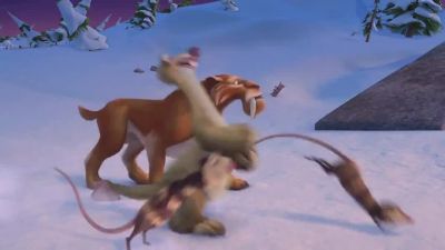 The reindeer fly up here - Ice Age: A Mammoth Christmas