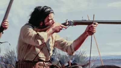 The rifles weighed
12 to 16 pounds, - The American Buffalo