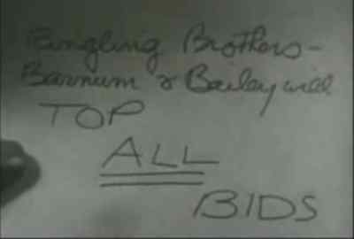 The Ringling brothers, Barnum and
Bailey beat all bids. - The Sin of Harold Diddlebock