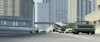 Robot's in the financial district. - The Incredibles