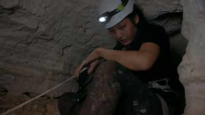 The rock ground to make cement - Lost Treasures of the Maya