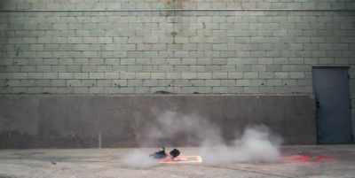 The rockets didn't fire
until after Hajile hit the deck. - White Rabbit Project