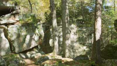 The rocks almost look like
something made them collapse, - Secrets of the Underground