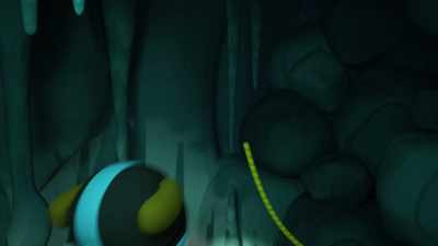 The rocks snapped the guide ropes
and they're blocking the way. - Octonauts and the Caves of Sac Actun