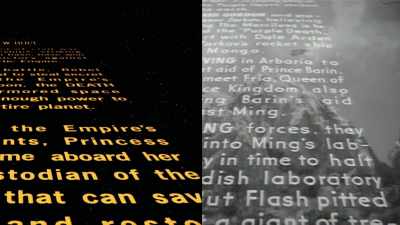 The roll-up -- that was
taken from "Flash Gordon." - James Cameron's Story of Science Fiction