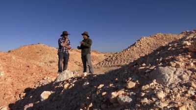 The Rookies wanted
a way to move more dirt - Outback Opal Hunters