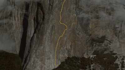 The route that they think
they have figured out - The Dawn Wall