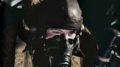 The rudimentary sighting technology of 
the bombers - Greatest Events of World War II in Colour
