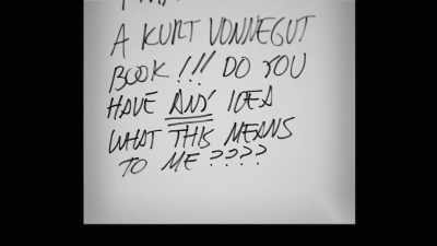The sad thing about
Timequake - Kurt Vonnegut: Unstuck in Time