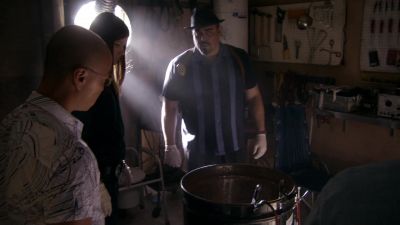 The same exact barrel
the girls were in. - Dexter