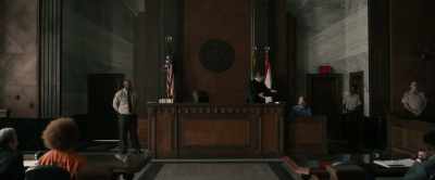 The same front door that
you just testified, under oath, - Your Honor