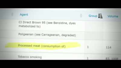 The same group as cigarettes, 
asbestos, and plutonium. - What the Health