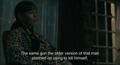 The same gun the older
version of that man - Monsieur Spade
