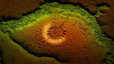 THE SCAN SEEMS TO SHOW
AN AMAZING CIRCULAR STRUCTURE - Lost Cities of the Amazon