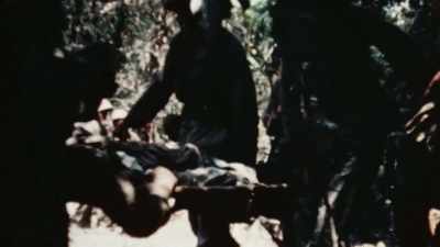 The scene is
repeated over and over, - The Pacific War in Color