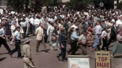 THE SCENES
OF RACIST ABUSE CONTINUE - America in Color