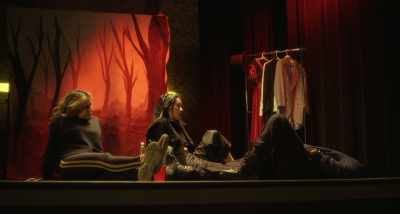 The school let us use this stage - Last the Night