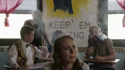 The school shut down the
lunch program, right, Pam? - Fat Ass Zombies
