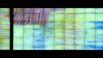 The screens were at the time
absolute cutting edge and huge. - Oasis: Knebworth 1996