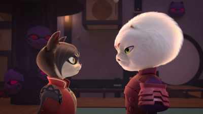 The scroll will tell us
how to move the Ki-Stone, - Samurai Rabbit: The Usagi Chronicles
