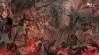The Sea People come
on boats and ships - Curse of the Ancients with Alice Roberts