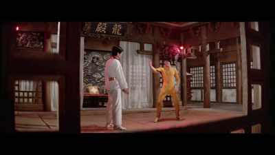'The second day's filming
begins with the second angle, - The Final Game of Death